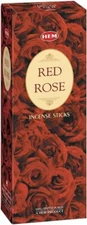 HEM Red Rose Incense Sticks (Pack of 6 -120 count)