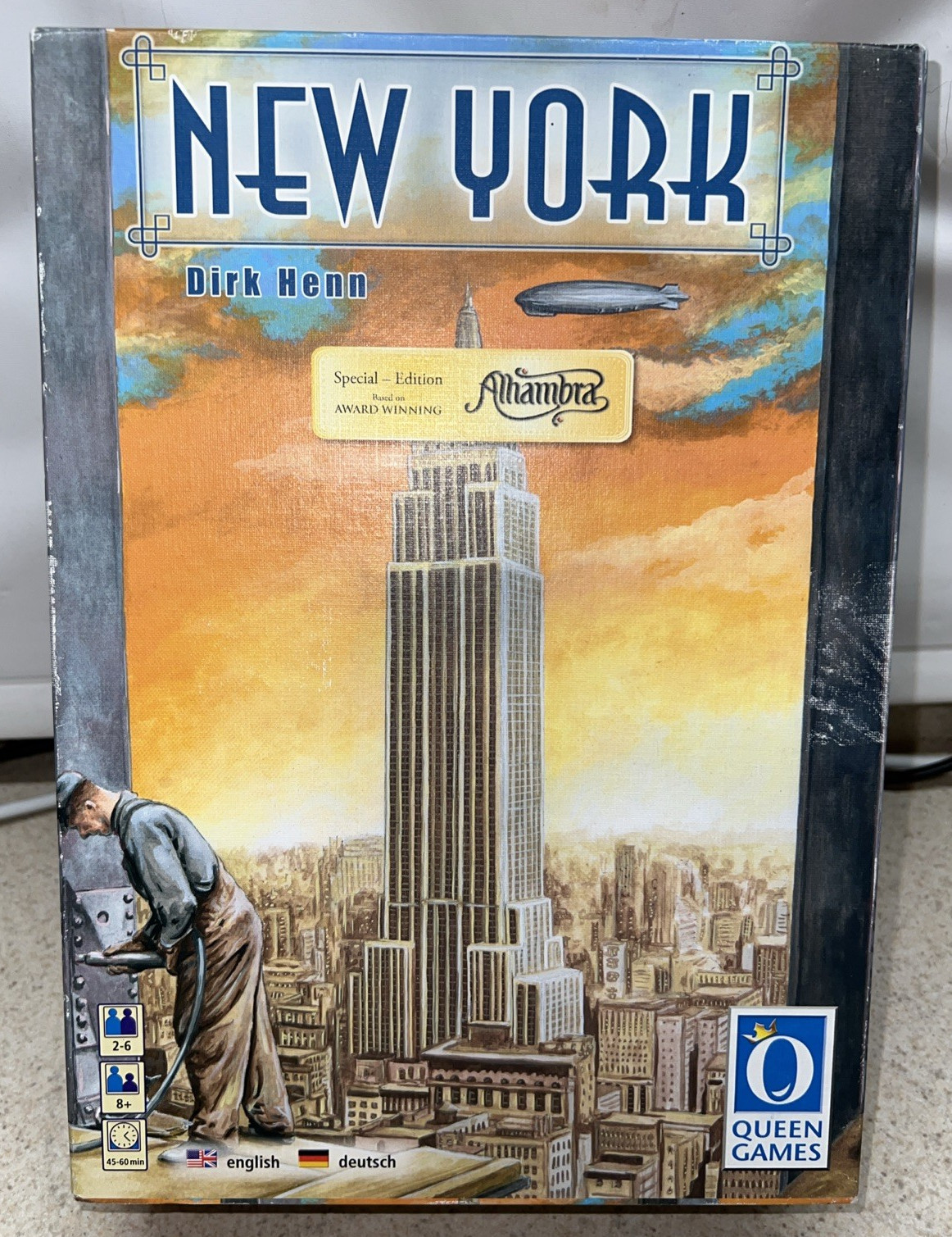 NEW YORK Alhambra Board Game Special Edition Dirk Henn Queen Games