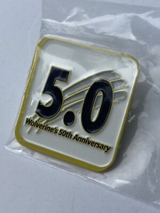 * CGC Souvenir Enamel Pin WOLVERINE 50th Anniversary 5.0 Yellow Promo Exclusive