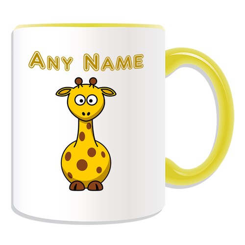 Personalised Gift Giraffe Mug Money Box Cup Customise Name Message Coffee Silly - Picture 14 of 20