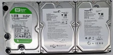 Lot of 3 Hard Drive 1.5TB 3.5" SATA different brands check the description