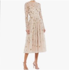 Mac Duggal 10799 Floral Dress  -Beautiful Slender Body Dress AUTHENTIC