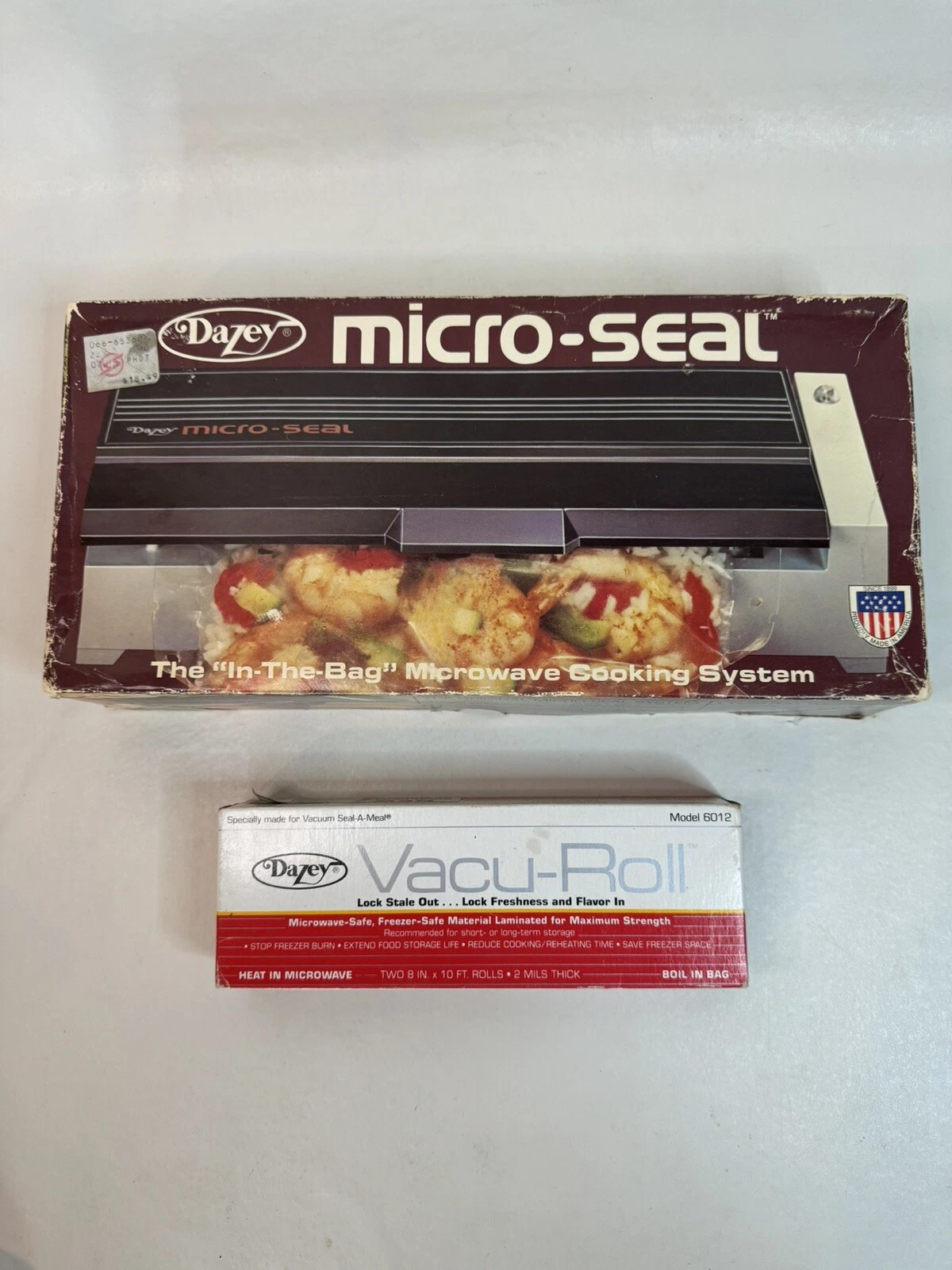 Dazey Micro-Seal Food Sealing System Vintage In Box Complete With Bags
