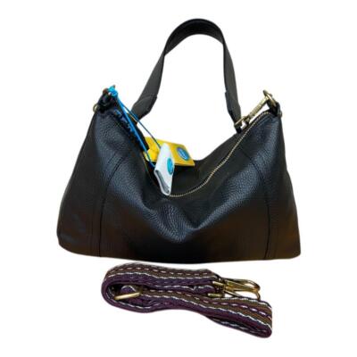 GABS Soft DAMENTASCHE SCHULTERTASCHE LEDER erste Wahl schwarz CALLIOPE M