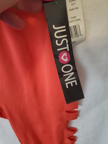 Leggings Bambina Just One Sexy Taglia Laterale Arancione Elasticizzato Taglia Large. Nuovo con etichetta Sh2. - Foto 7 di 8