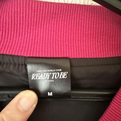 TWICE 5TH WORLD TOUR READY TO BE IN JAPAN RACER JACKET SIZE M