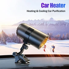 800W Portable Electric Car Heater 12V DC Heating Fan Defogger Defroster Demister
