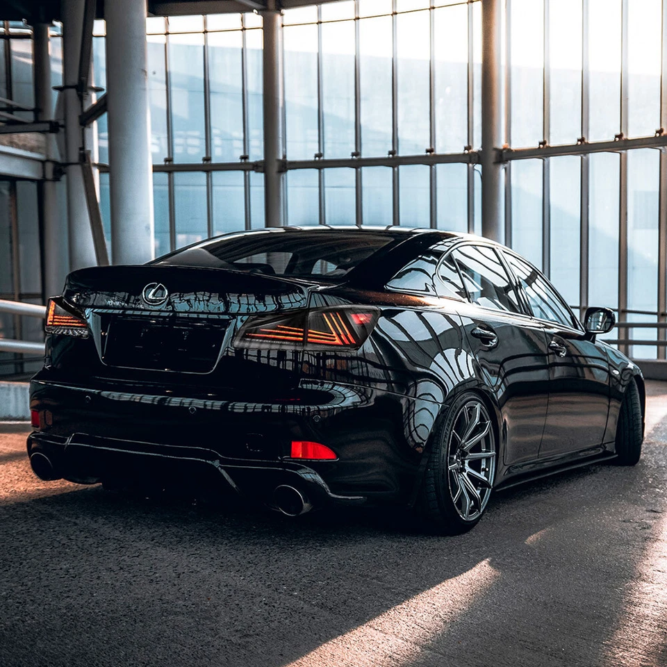 Luces traseras LED VLAND AHUMADAS para Lexus IS250 350 ISF 2006-13 con animación de arranque Foto 4 de 4