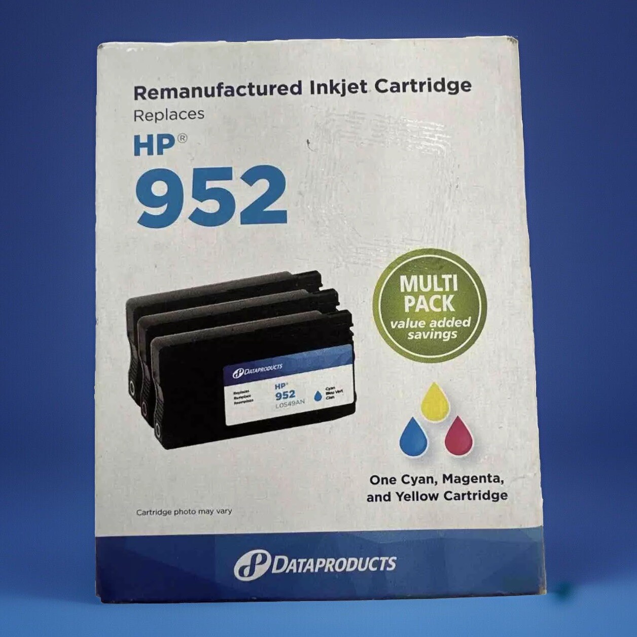 HP 952 Cyan/Magenta/Yellow Ink 3-Pack Standard Ink Cartridges DATAPRODUCTS