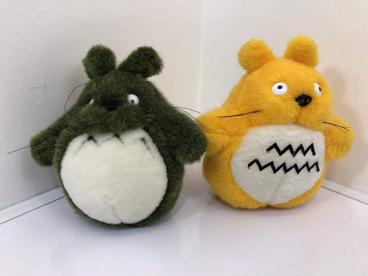 My Neighbor Totoro 6” Plush LOT OF 2 Yellow & Green No Tags