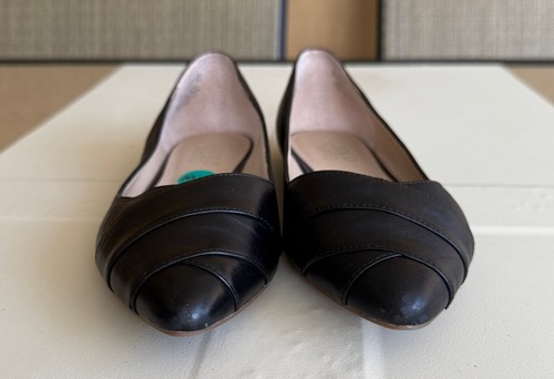 FRANCO SARTO DAMEN LEDERSCHUHE. BALLERINAS GRÖSSE: 7,5 SCHWARZ - Bild 2 von 5
