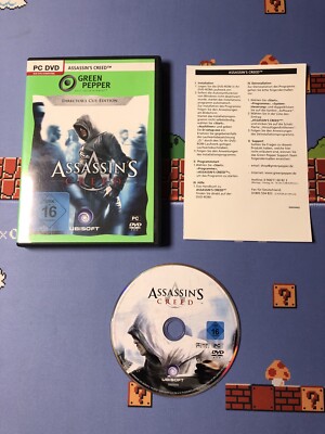 Assassin's Creed Director's Cut PC Green Paper CiB Komplett Guter Zustand