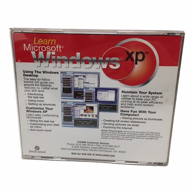 Learning Microsoft Windows XP PC/CD ROM In Jewel Case | eBay