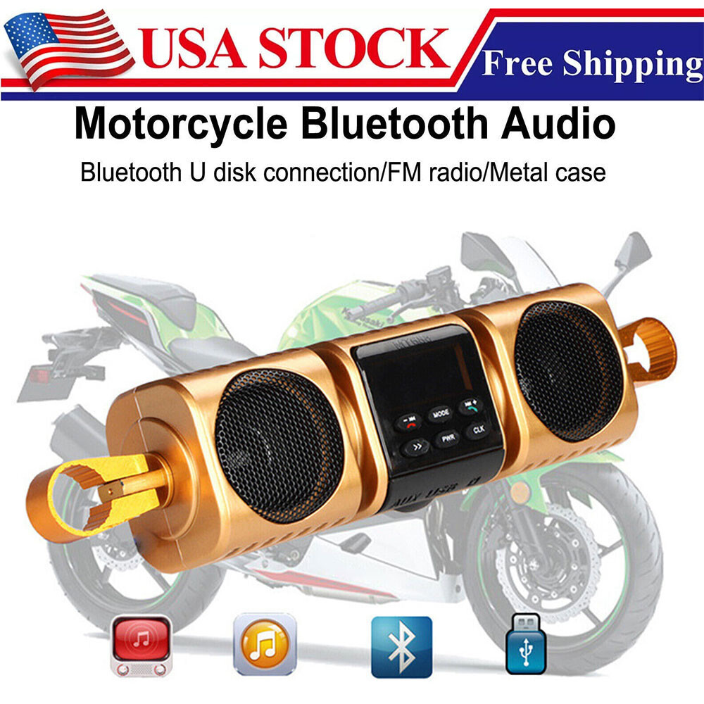 Atv Speakers Bluetooth Waterproof GoHawk RD8-X Waterproof