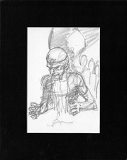 Mike Hoffman Original Pencil Art Comic Book Artist Personal Notebook 2013 A-m8