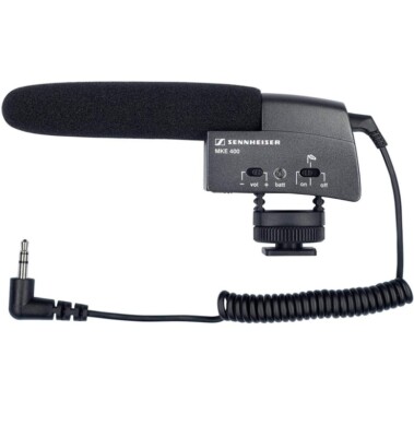 Sennheiser Pro Audio MKE 400 Shotgun Microphone - Black