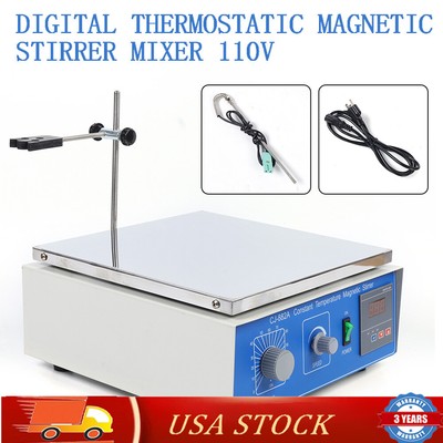 10000ML Magnetic Stirrer W/ Heating Plate Hotplate Digital Mixer Stir Bar Lab