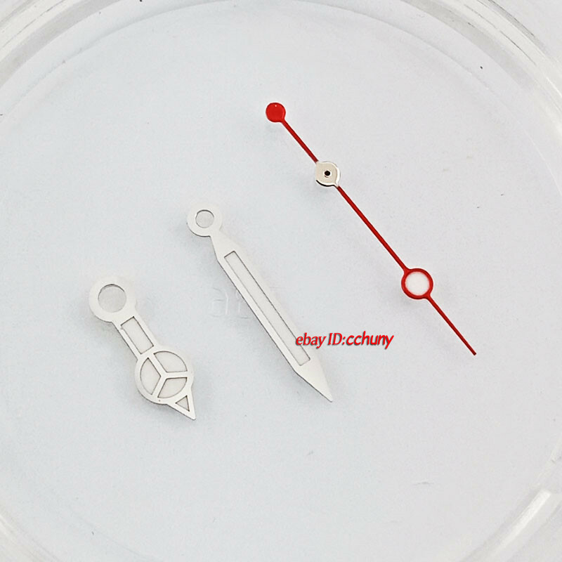 Red second Watch Hands Fit ETA 2824 2836,8205/8215/821A,DG2813/3804