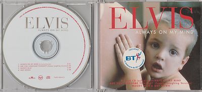Elvis Presley - Always On My Mind - Scarce 1997 UK 4trk CD