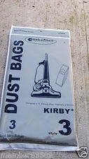 Vacuum Cleaner Bag Style 3 bag fit Kirby HERITAGE II, LEGEND AND LEGEND II 2HD