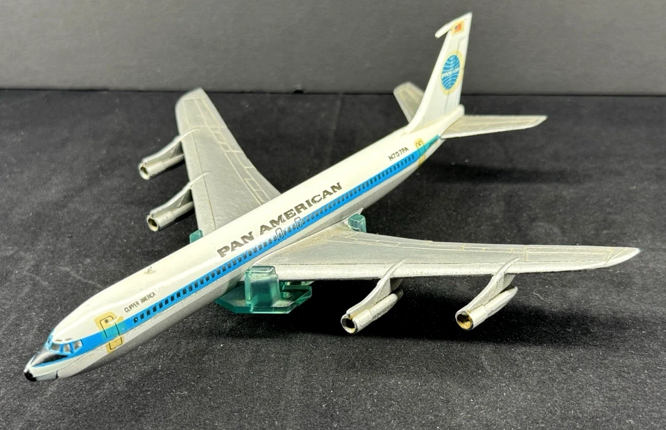 Vintage Aero Mini Pan American Clipper America Boeing 707 Diecast N707PA (Japan) - Image 2 of 4