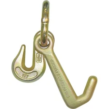 B/A Products Grab Hook Cluster, Grab Hook and Mini J Hook, Zinc plated, Model#