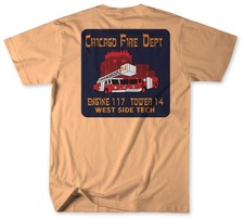 Unofficial Chicago Fire Department Station 117 Shirt