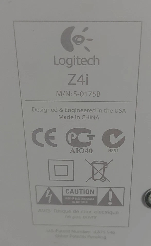 Logitech Z4i Desktop PC Subwoofer  - Bild 3 von 3