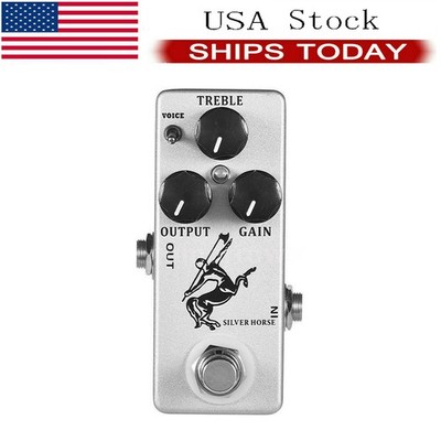 High Quality MOSKY Overdrive Boost Guitar Effect Pedal Treble Output Gain Knob