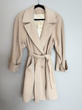 Vintage Regency Cashmere for Saks Fifth Avenue Belted Wrap Coat β Made in USA