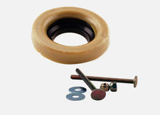 Toilet Wax Ring Seal Kit with Bolts Flange Extender Horn 3 In 4 In Universal