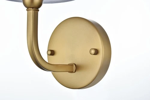 Elegant Lighting LD7322W6 Senna 12" Tall Bathroom Sconce - Brass - Picture 3 of 12