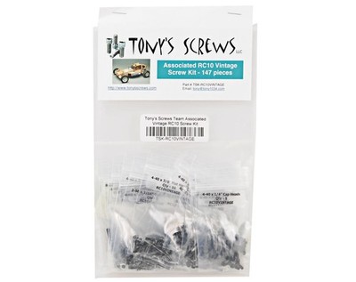 Tonys Screws Team Associated RC10 Gold Tub Screw Kit [TSK-RC10VINTAGE]