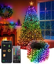 165FT 500Led Outdoor Christmas Lights, Dynamic DIY Color Changing Christmas S...
