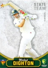 2009/2010 Select Cricket Australia Card #95 - Michael Dighton - TAS - STATE TEAM