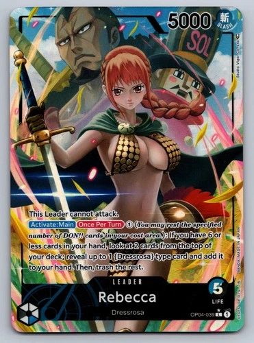 Rebecca (039) (Alternate Art) One Piece L Kingdoms of Intrigue OP04-039 NM