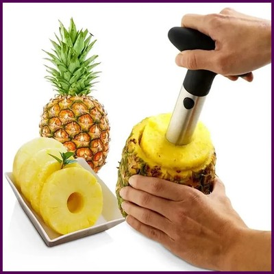 1PCS Stainless Steel Pineapple Peeler Corer Slicer Fruit Cutter Kitchen Gadget