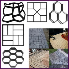 DIY Garden Path Maker Concrete Paver Mold Reusable Patio Walkway Tool