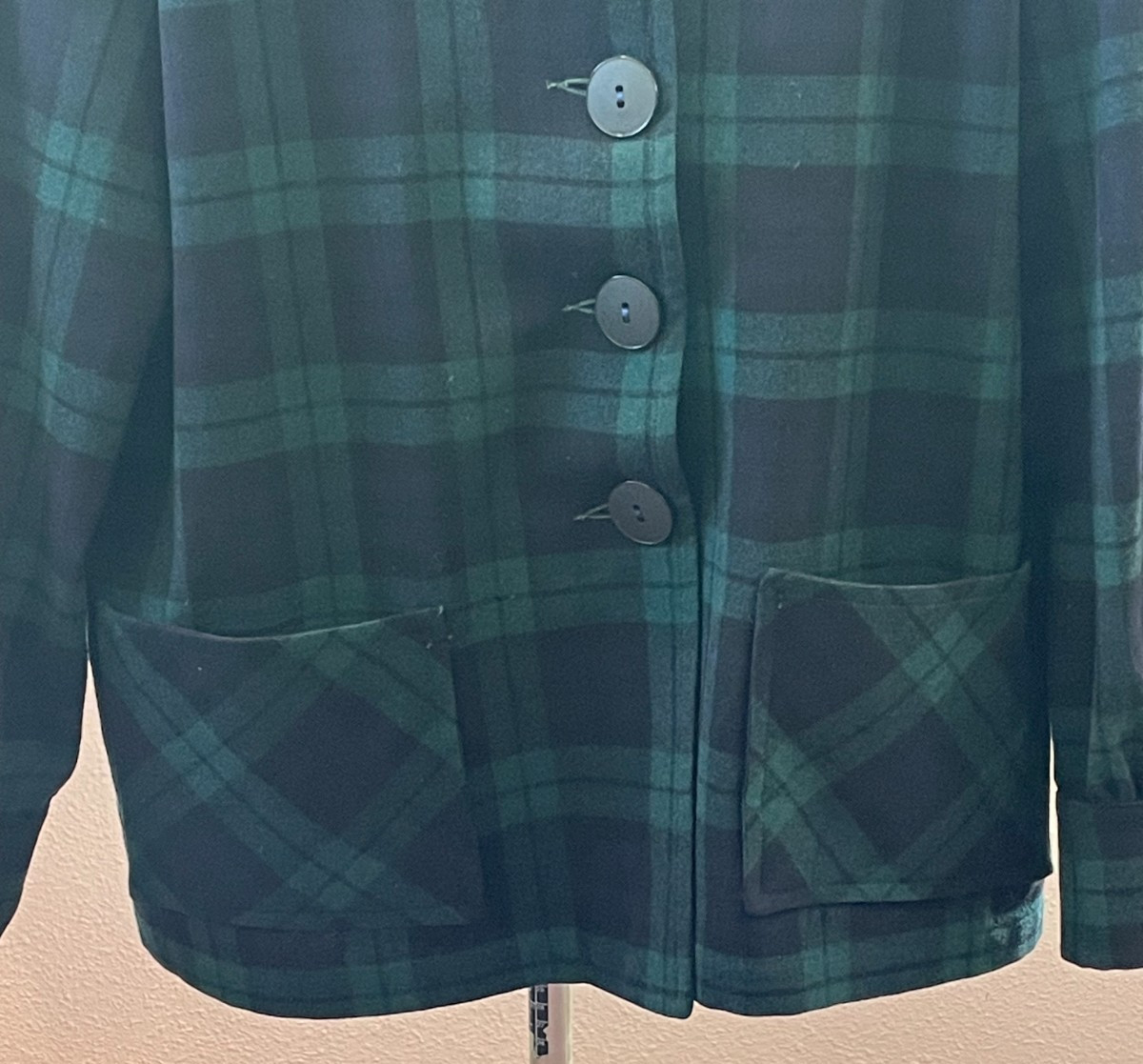 Vintage Pendleton Shacket Women's Large Plaid Woo… - image 4