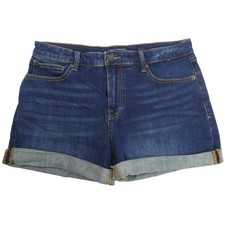 NEW Lucky Brand Shorts Women Size 10/30 AVA Mid-Rise Short Cuffed Stretch