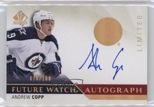 2015-16 SP Authentic Future Watch Limited Auto 70/100 Andrew Copp #281 Auto 3b8