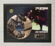 Stevie Ray Vaughan Couldn't Stand The Wea Framed Laser Etched Picture LP Display