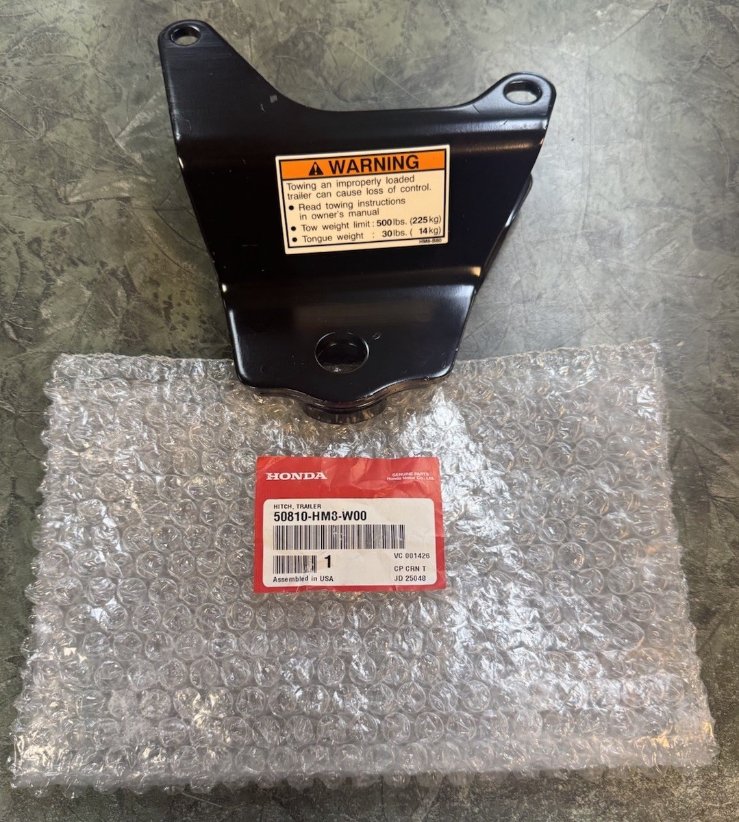 2009-2025 Honda TRX250 TE TM Recon 250 Trailer Hitch OEM 50810-HM8