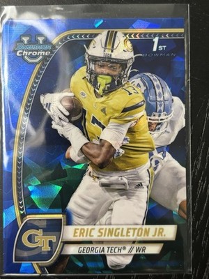 2024 Bowman University Chrome Sapphire Edition - Eric Singleton Jr. #71 (RC)