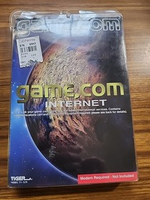 Tiger GameCom Internet Cartridge  Cables and Instructions - Complete