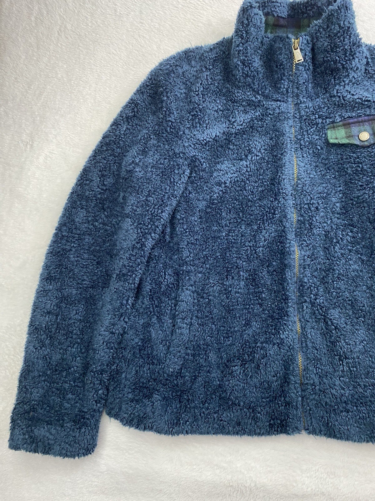 Pendleton Jacket Womens Size Small Blue Sherpa Fl… - image 2