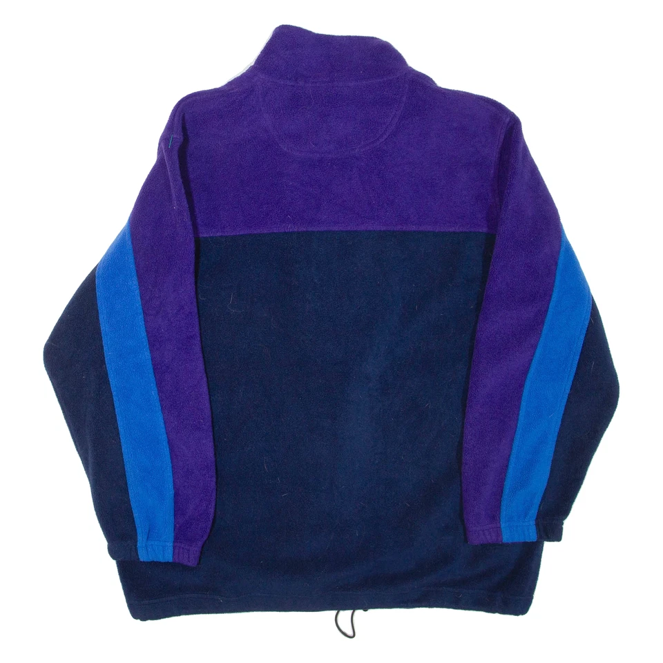CATALINA Womens Fleece Jacket Blue Colourblock L - Image 3 of 4