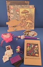 Mushroom Gift Mix 6.. Stickers Notebook Pen Bracelet Strawtopper Scrapbook