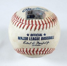 2023 Reds Nationals Game Used Baseball Amos Willingham TJ Friedl Walks. 233