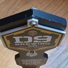 D9 Brewing Company BROWN SUGAR BROWN COW Craft Draft Beer 11" Tap Handle  — photo 3